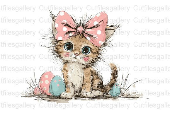 Download Easter Kitten PNG, Happy Easter PNG - Happy Collection