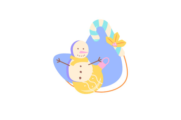Download Happy Winter Holiday Flat Illustration - Happy Collection