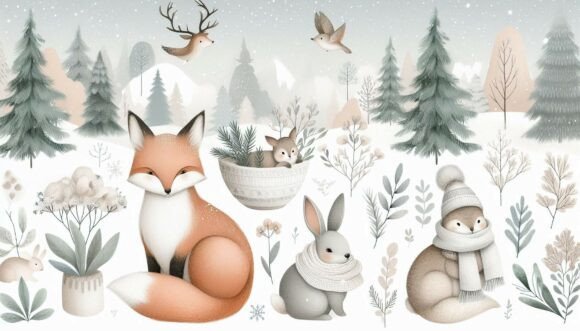 Download Scandinavian Cozy Illustration - Cozy illustration Collection