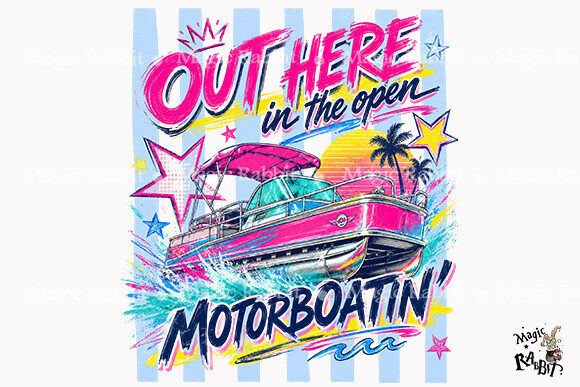 Download Retro Motorboat Summer PNG - Summer png Collection