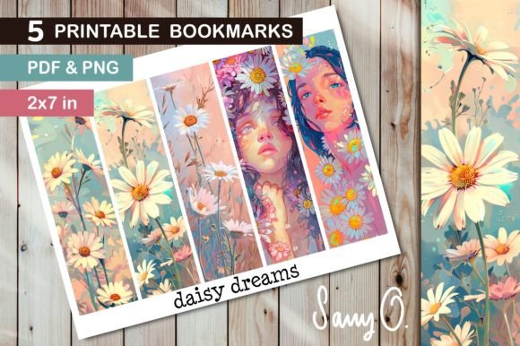 Download Bookmark Daisy Flower Meadow Summer PNG - Summer png Collection
