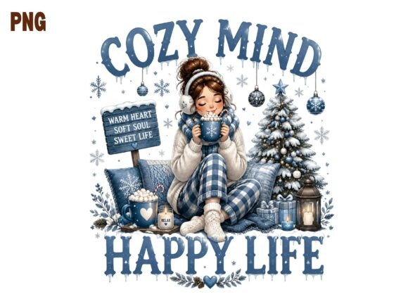 Download Cozy Winter Mind Happy Life Snow Girl - Happy Collection