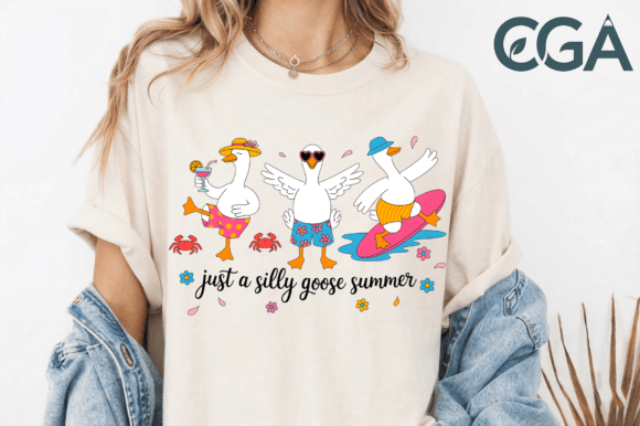 Download Retro Silly Goose Summer PNG - Summer png Collection