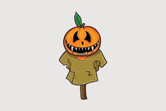 Download Halloween Happy Scarecrow Illustration - Happy Collection